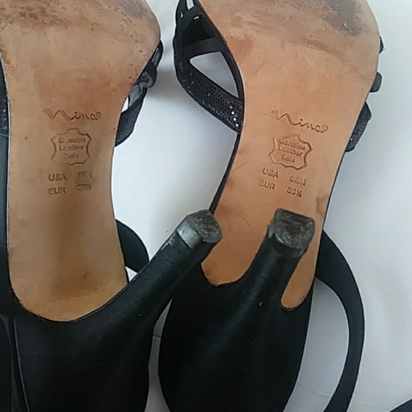 Nina sexy open for black shoes - Picture 5 of 5